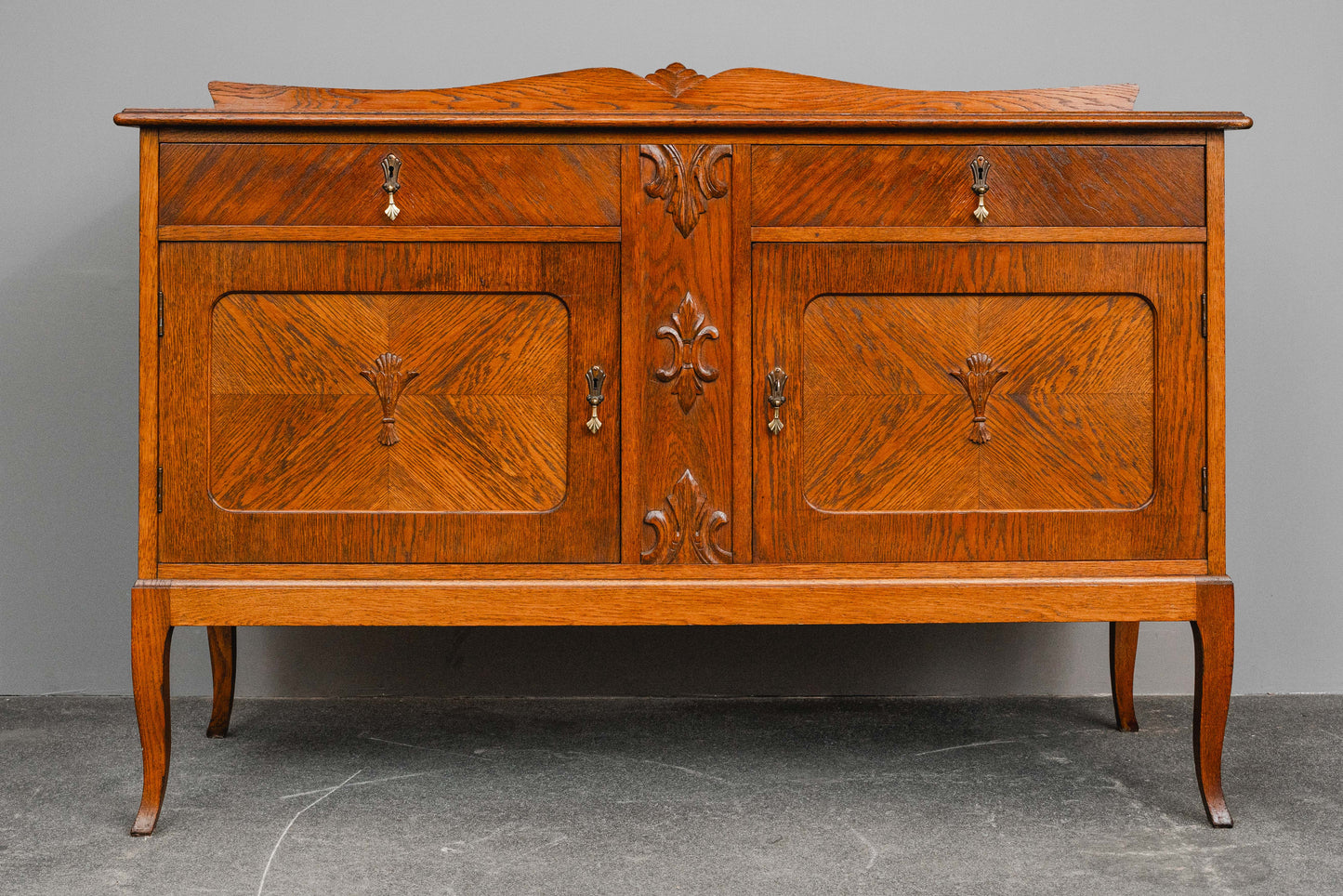 Jugendstil Anrichte / Sideboard in Eiche - Anfang des 20.Jahrhunderts