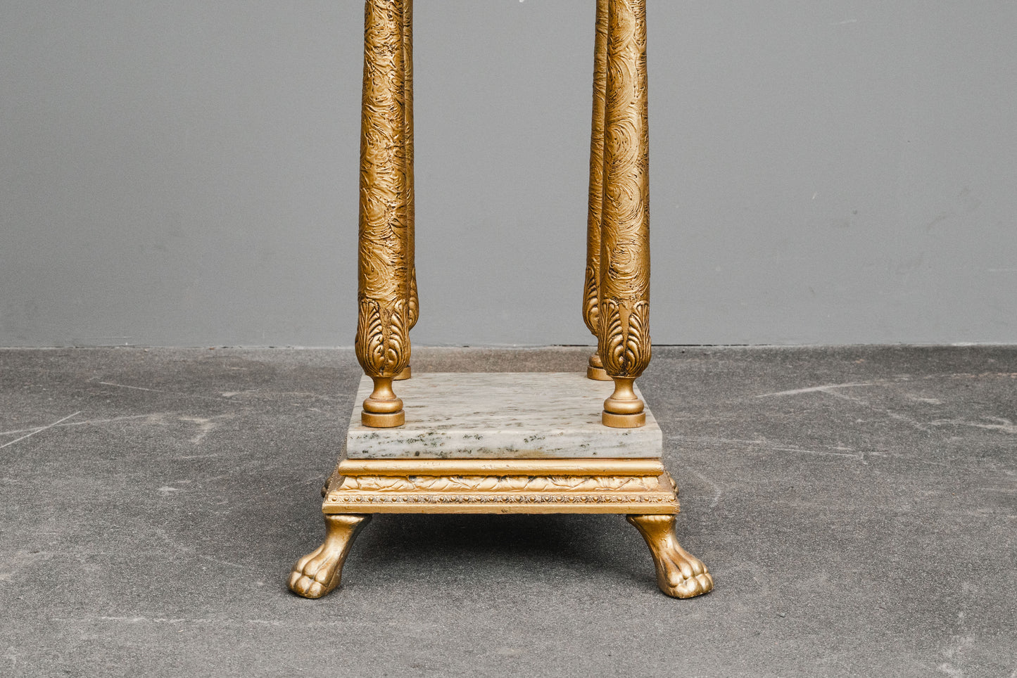 Blumensäule / Podest im Antik Stil mit Marmor - 2.Hälfte des 20.Jahrhunderts