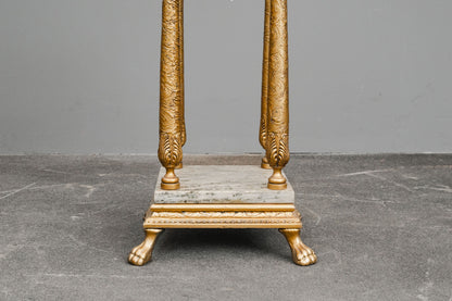 Blumensäule / Podest im Antik Stil mit Marmor - 2.Hälfte des 20.Jahrhunderts