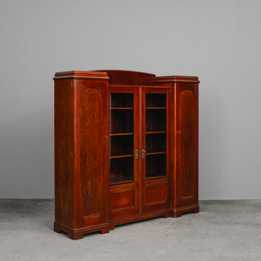 Jugendstil Bücherschrank in Mahagoni - Anfang des 20.Jahrhunderts