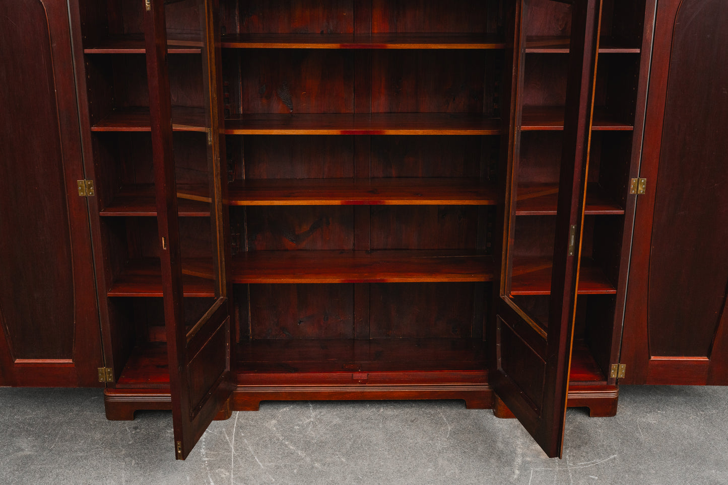 Jugendstil Bücherschrank in Mahagoni - Anfang des 20.Jahrhunderts