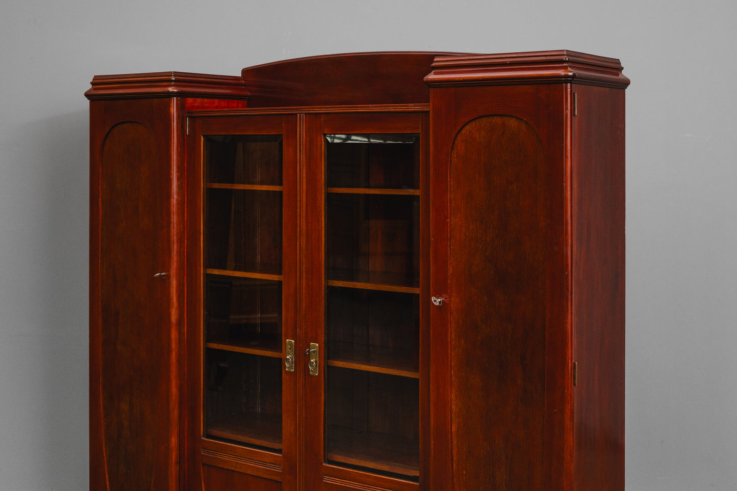 Jugendstil Bücherschrank in Mahagoni - Anfang des 20.Jahrhunderts