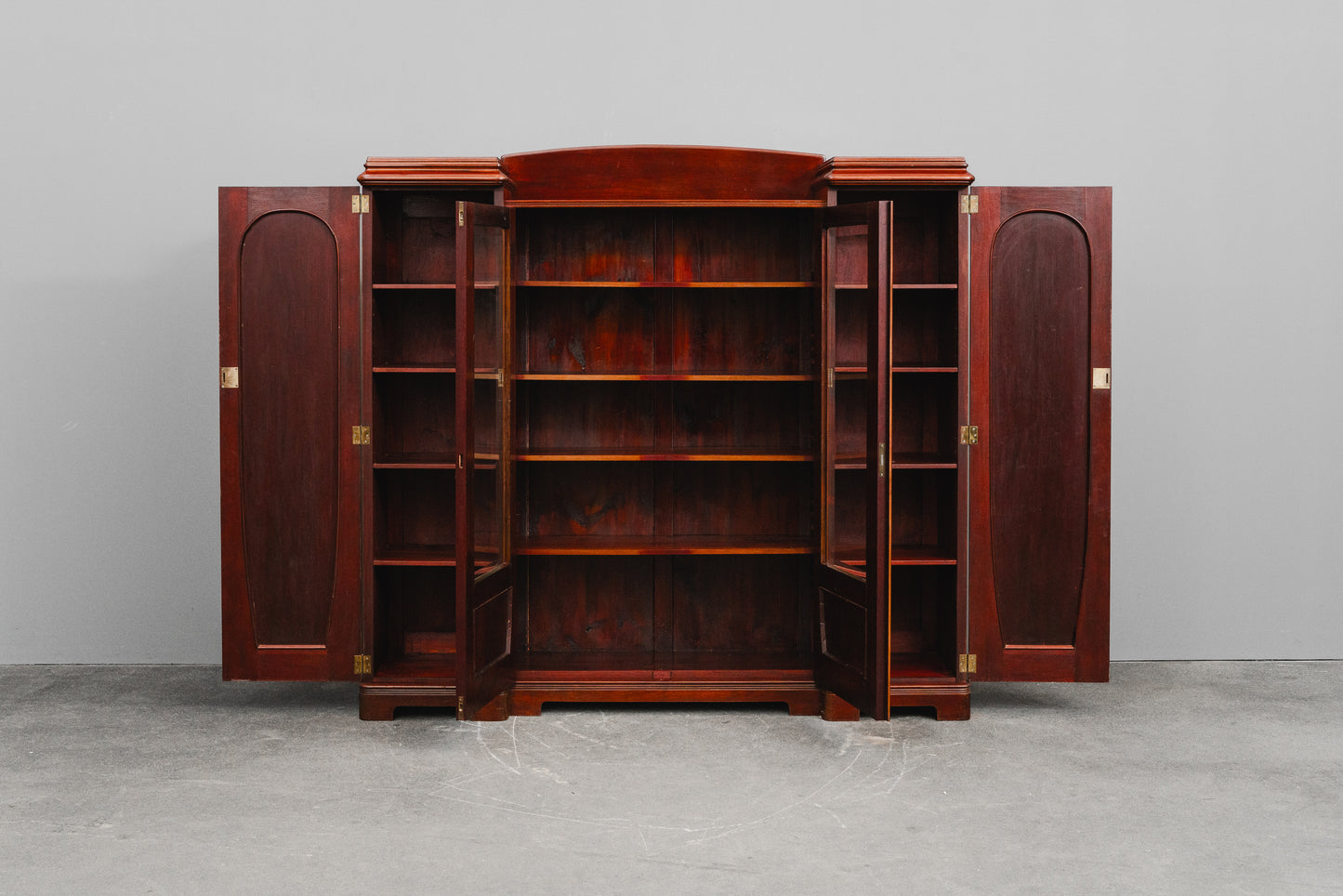 Jugendstil Bücherschrank in Mahagoni - Anfang des 20.Jahrhunderts