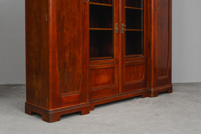Jugendstil Bücherschrank in Mahagoni - Anfang des 20.Jahrhunderts