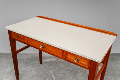 Jugendstil Schreibtisch in Mahagoni - Anfang des 20.Jahrhunderts
