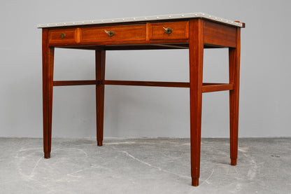 Jugendstil Schreibtisch in Mahagoni - Anfang des 20.Jahrhunderts