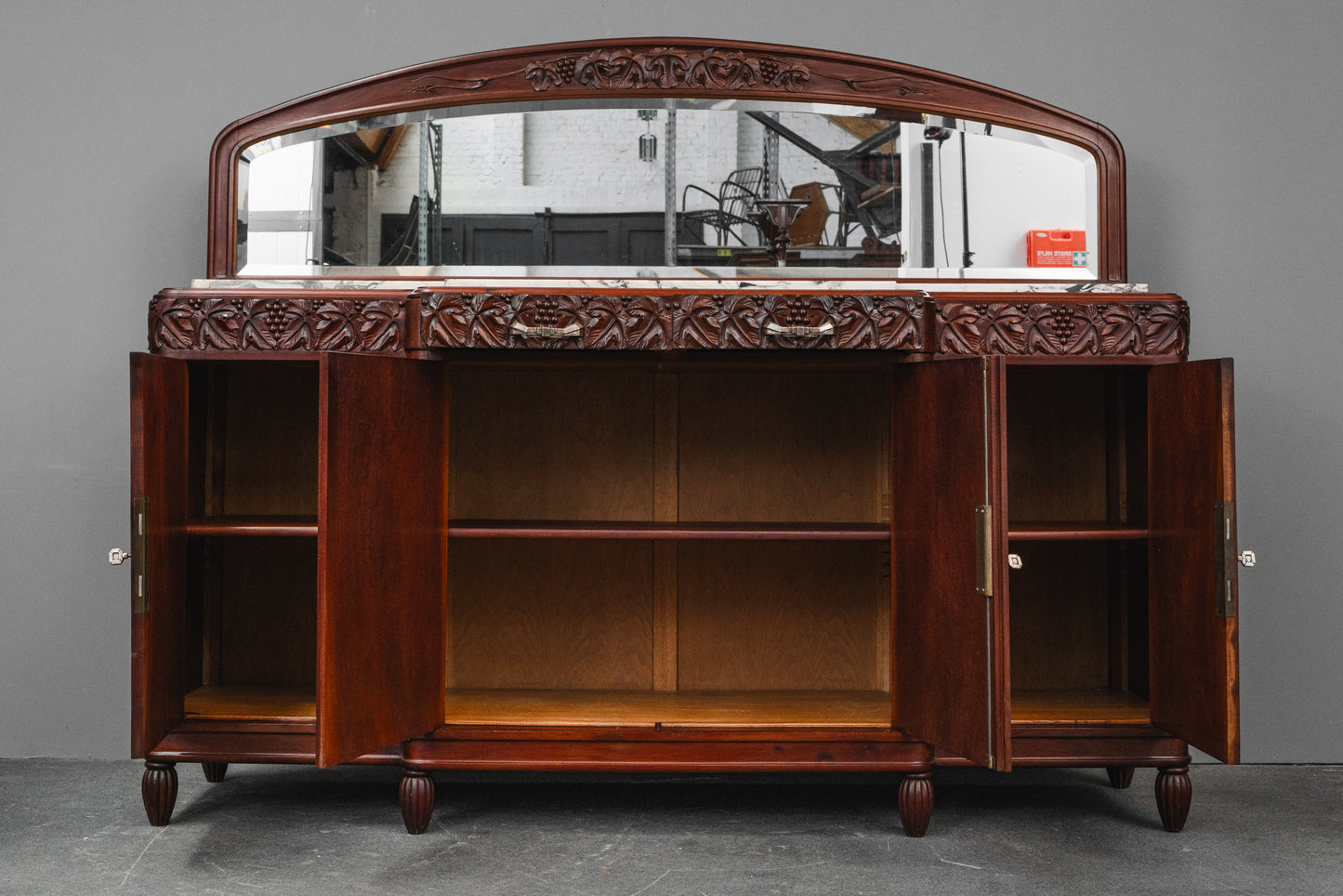 Art Nouveau Sideboard in Mahagoni - Anfang des 20.Jahrhunderts
