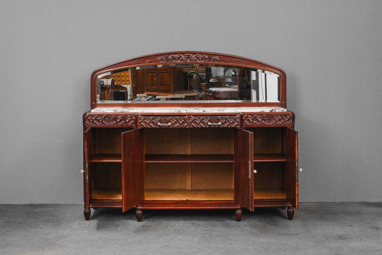 Art Nouveau Sideboard in Mahagoni - Anfang des 20.Jahrhunderts