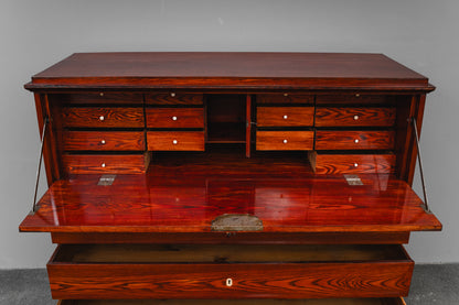 Großer Biedermeier Sekretär in Eiche - 1.Hälfte des 19.Jahrhunderts