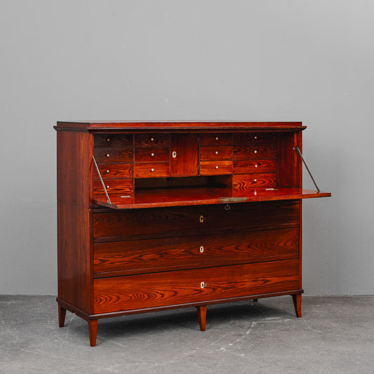 Großer Biedermeier Sekretär in Eiche - 1.Hälfte des 19.Jahrhunderts