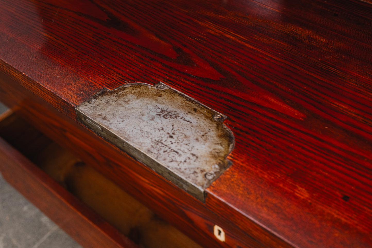 Großer Biedermeier Sekretär in Eiche - 1.Hälfte des 19.Jahrhunderts