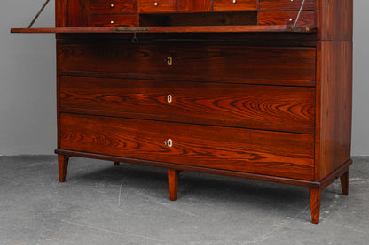 Großer Biedermeier Sekretär in Eiche - 1.Hälfte des 19.Jahrhunderts