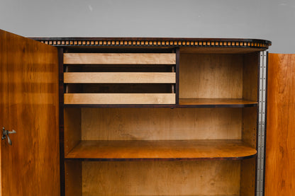 Art Déco Sideboard in Birkenwurzel & Ulme - 1.Hälfte des 20.Jahrhunderts