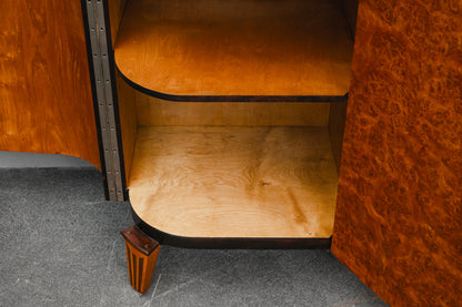 Art Déco Sideboard in Birkenwurzel & Ulme - 1.Hälfte des 20.Jahrhunderts