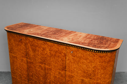 Art Déco Sideboard in Birkenwurzel & Ulme - 1.Hälfte des 20.Jahrhunderts