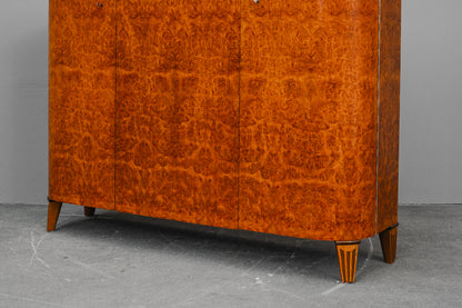 Art Déco Sideboard in Birkenwurzel & Ulme - 1.Hälfte des 20.Jahrhunderts