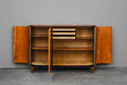 Art Déco Sideboard in Birkenwurzel & Ulme - 1.Hälfte des 20.Jahrhunderts