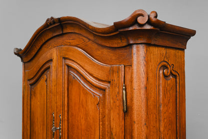 Barock Aufsatzschrank in Eiche - Mitte des 18.Jahrhunderts