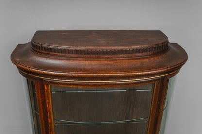 Jugendstil Vitrinenschrank in Eiche - Anfang des 20.Jahrhunderts