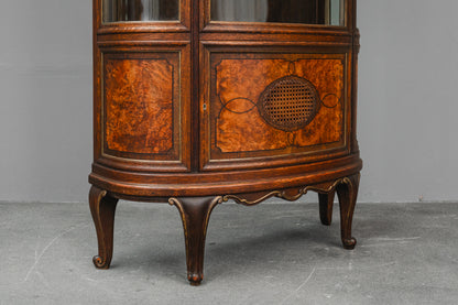 Jugendstil Vitrinenschrank in Eiche - Anfang des 20.Jahrhunderts