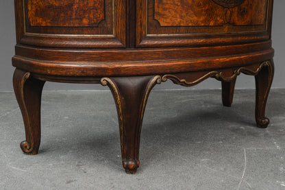 Jugendstil Vitrinenschrank in Eiche - Anfang des 20.Jahrhunderts