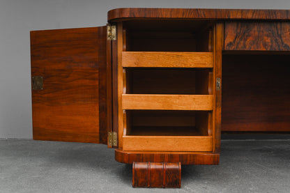 Art Déco Schreibtisch in Nussbaum - um 1930