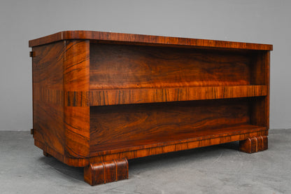Art Déco Schreibtisch in Nussbaum - um 1930