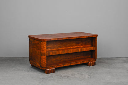 Art Déco Schreibtisch in Nussbaum - um 1930