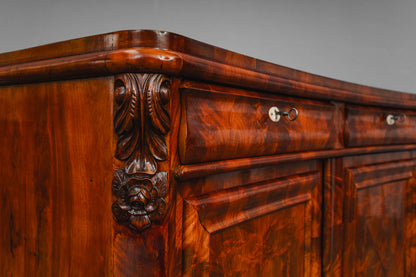 Louis Philippe Anrichte / Sideboard in Mahagoni - Mitte des 19.Jahrhunderts