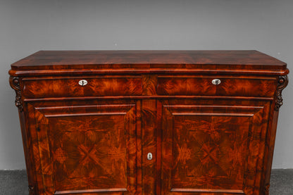 Louis Philippe Anrichte / Sideboard in Mahagoni - Mitte des 19.Jahrhunderts