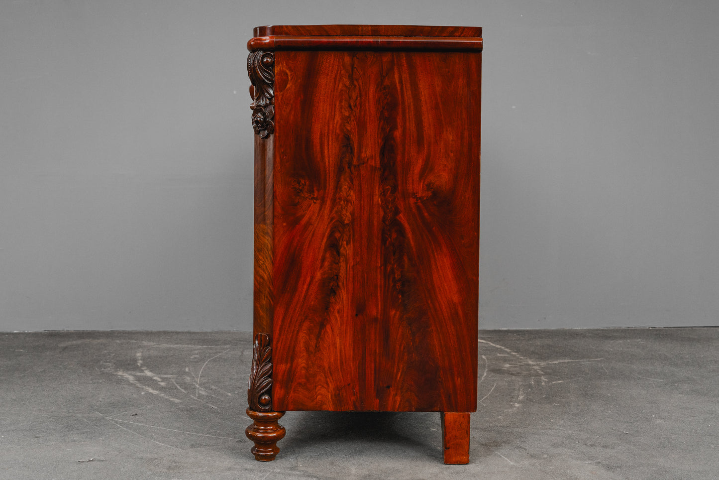 Louis Philippe Anrichte / Sideboard in Mahagoni - Mitte des 19.Jahrhunderts