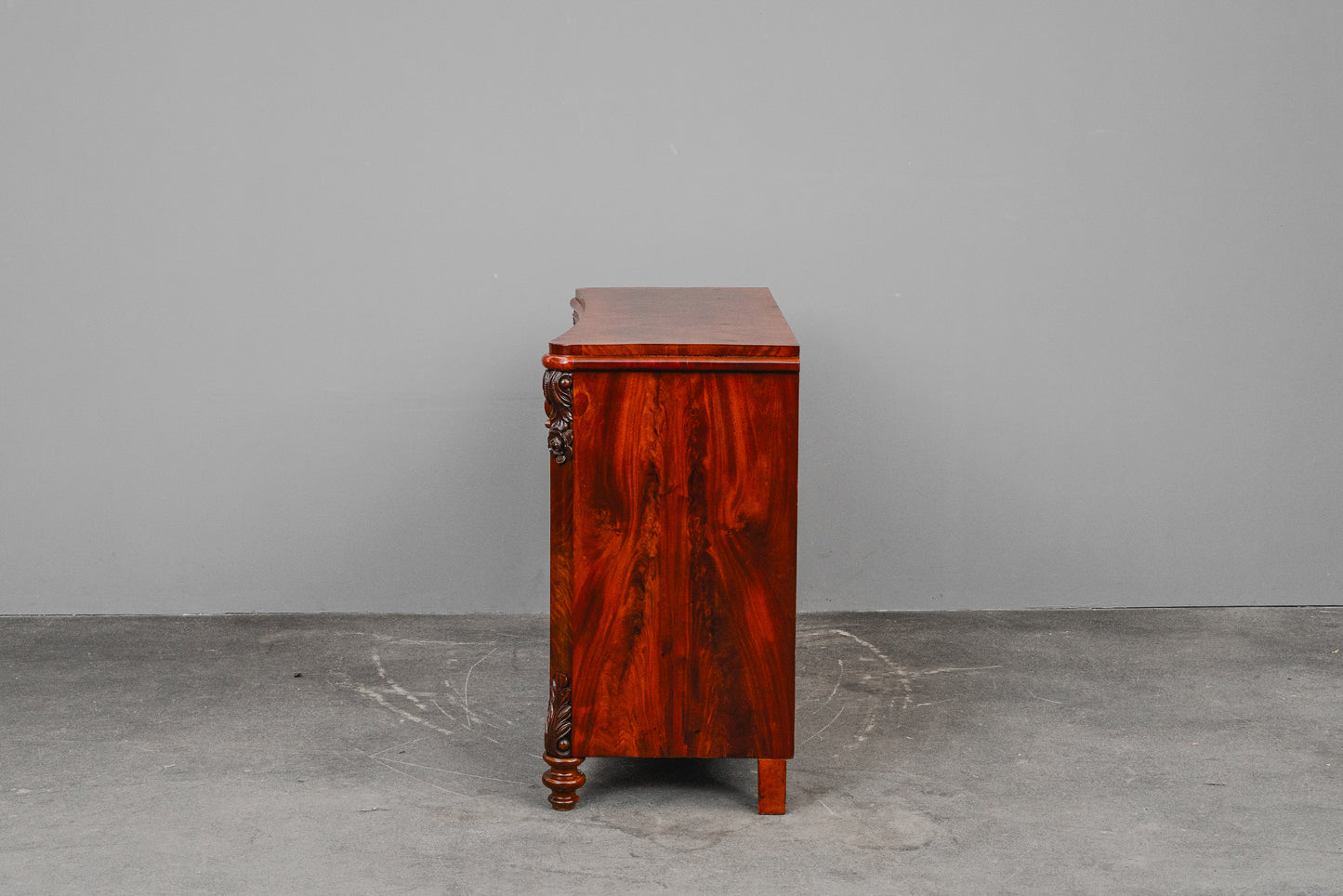 Louis Philippe Anrichte / Sideboard in Mahagoni - Mitte des 19.Jahrhunderts