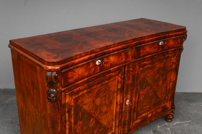 Louis Philippe Anrichte / Sideboard in Mahagoni - Mitte des 19.Jahrhunderts