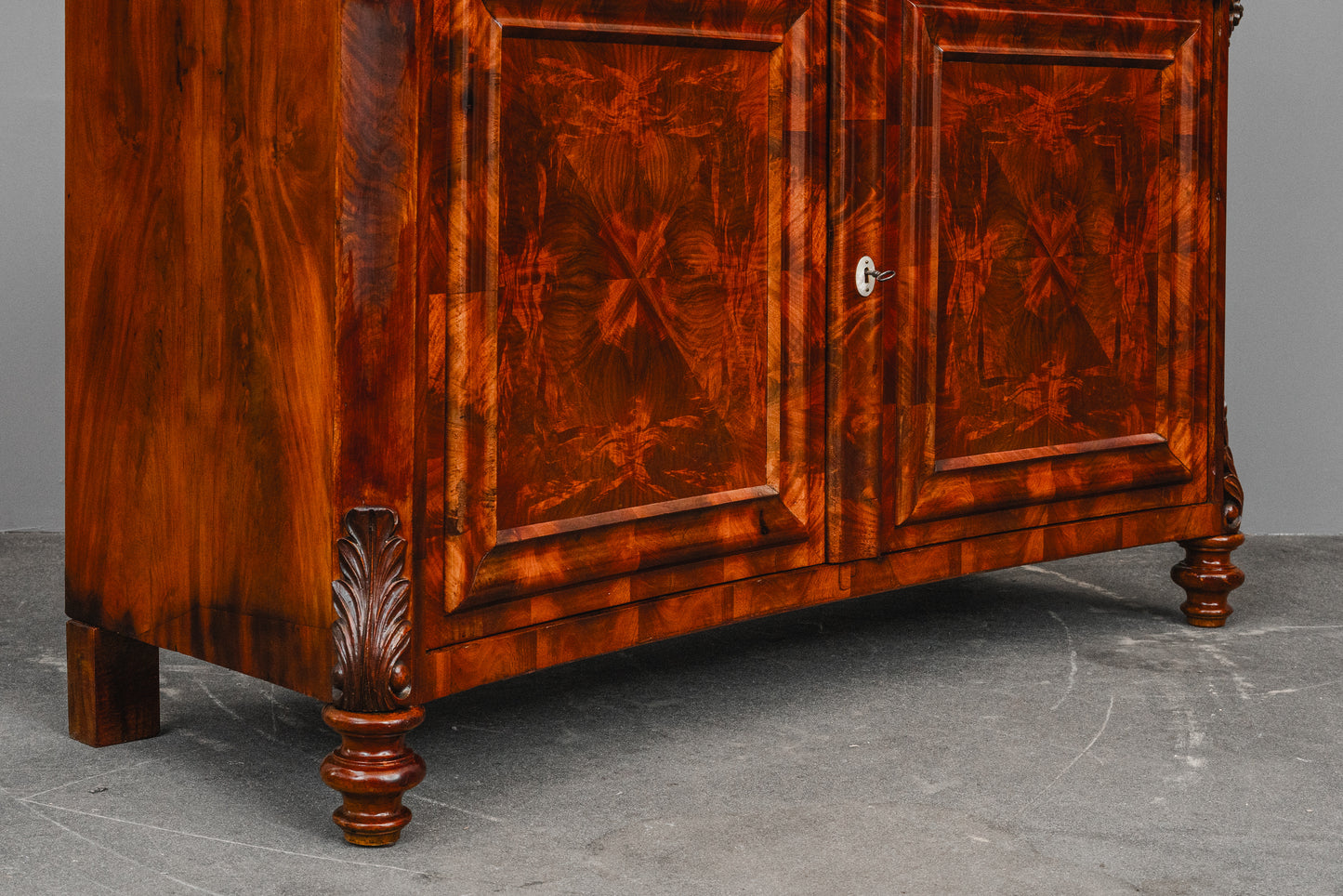 Louis Philippe Anrichte / Sideboard in Mahagoni - Mitte des 19.Jahrhunderts