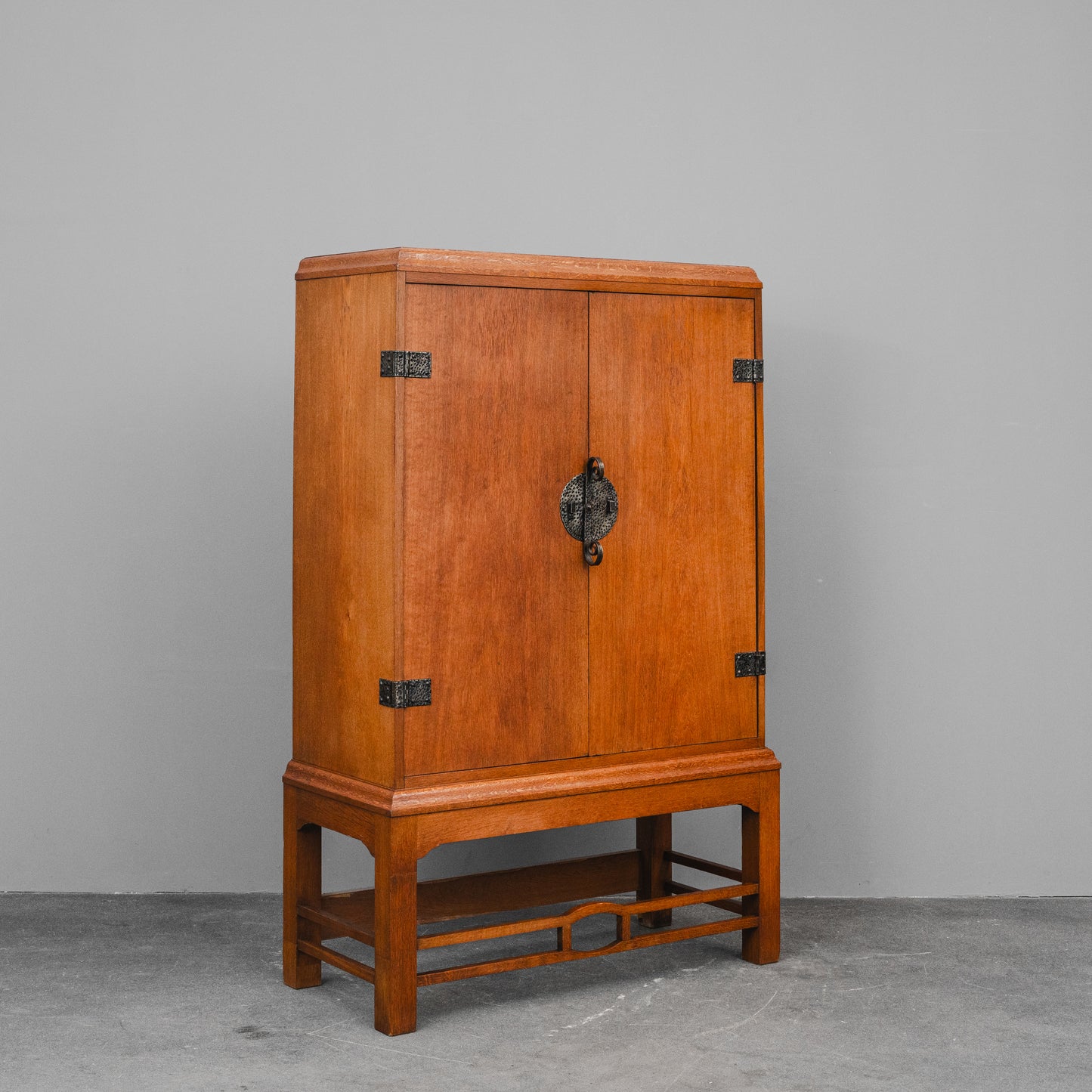 Jugendstil Aufsatzschrank in Eiche - Anfang des 20.Jahrhunderts