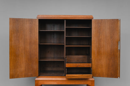 Jugendstil Aufsatzschrank in Eiche - Anfang des 20.Jahrhunderts