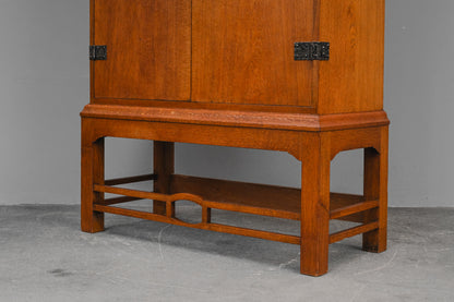 Jugendstil Aufsatzschrank in Eiche - Anfang des 20.Jahrhunderts