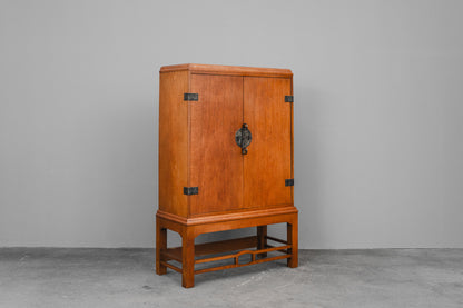 Jugendstil Aufsatzschrank in Eiche - Anfang des 20.Jahrhunderts