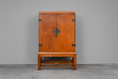 Jugendstil Aufsatzschrank in Eiche - Anfang des 20.Jahrhunderts
