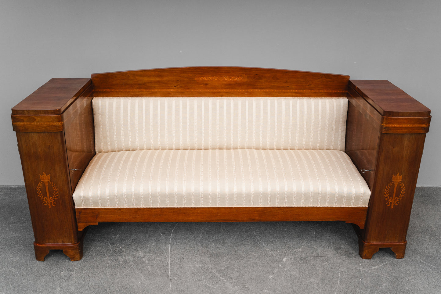 Sofa im Empire Stil in Mahagoni - Anfang des 20.Jahrhunderts