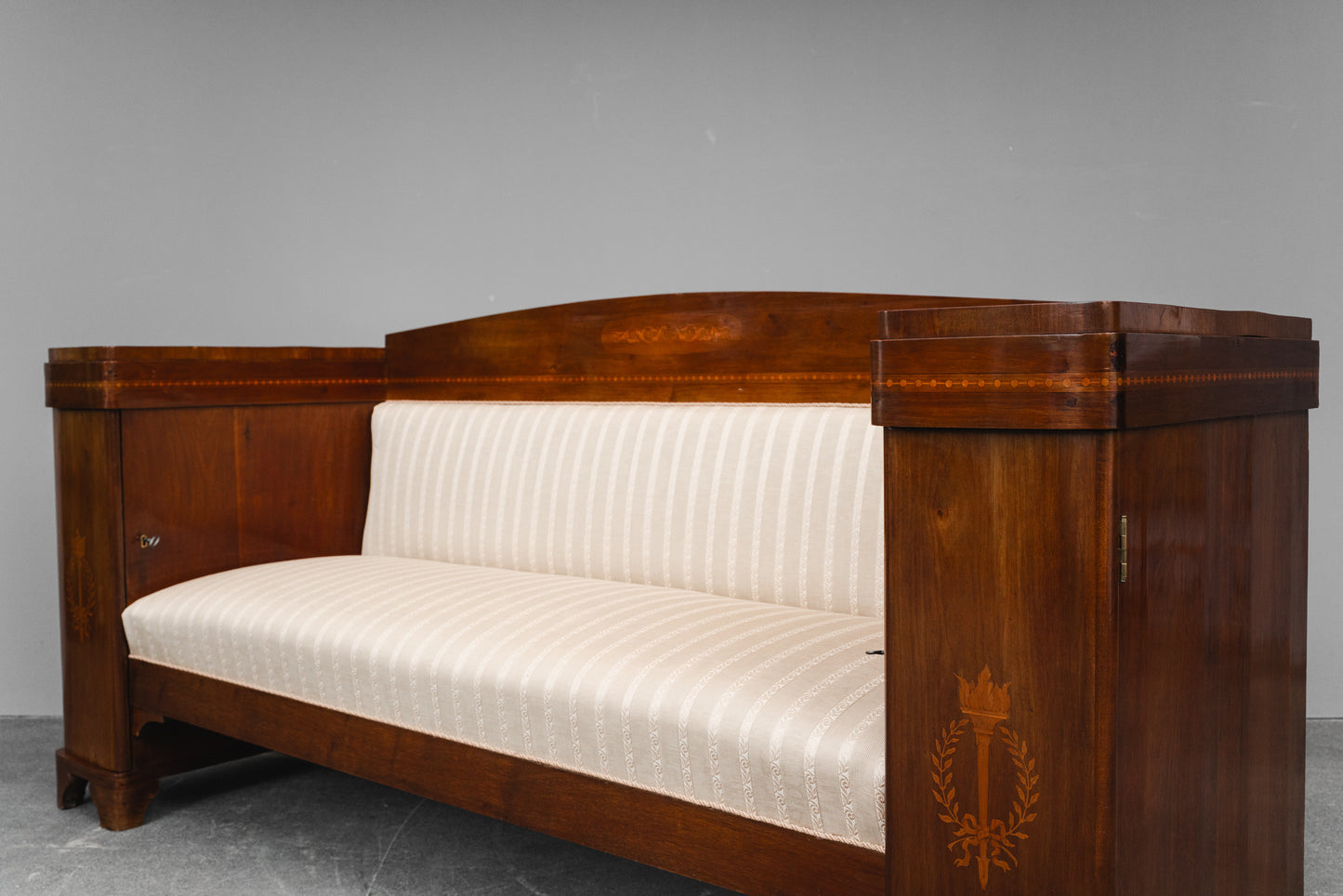 Sofa im Empire Stil in Mahagoni - Anfang des 20.Jahrhunderts