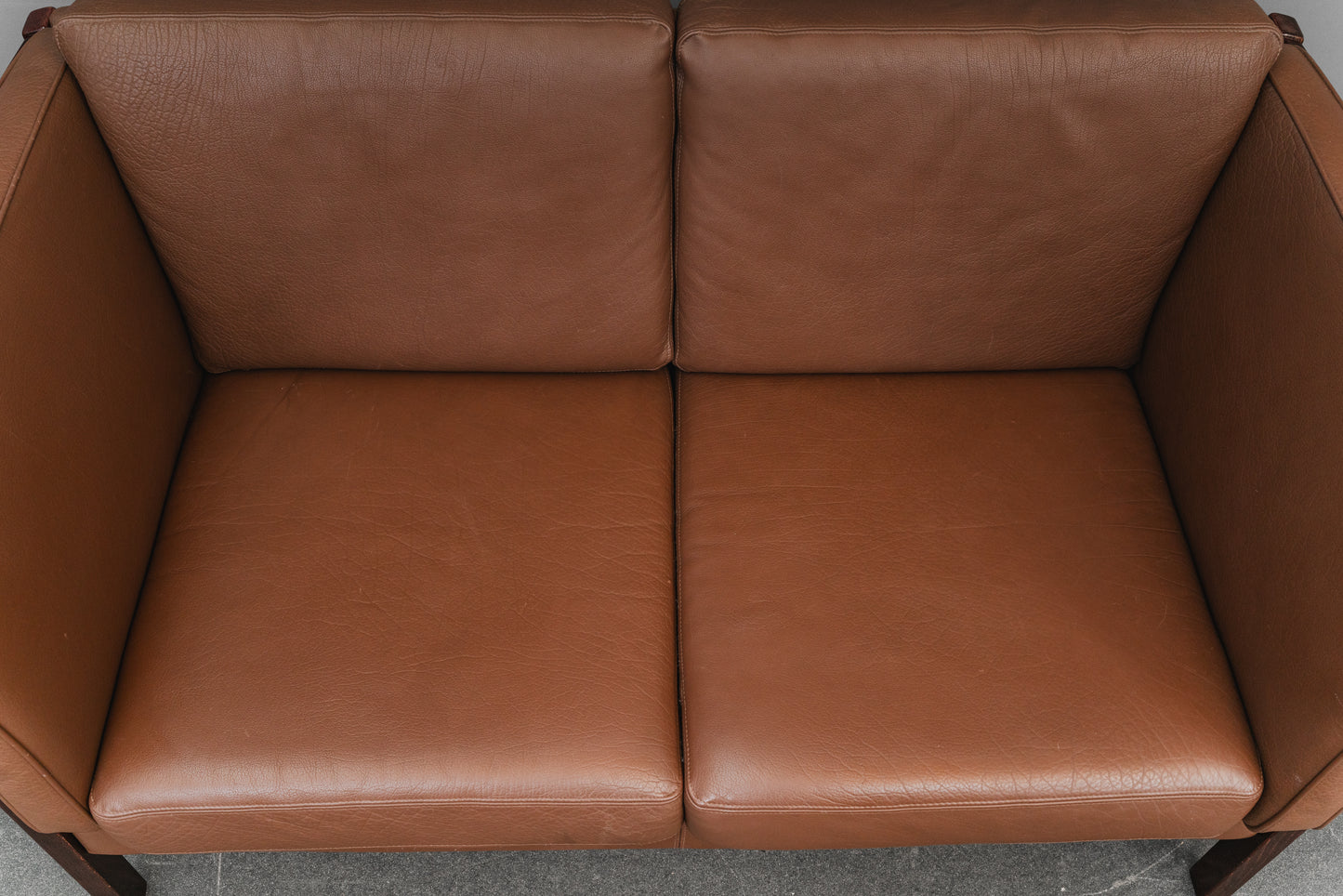 Danish Design Ledersofa - 1990er Jahre