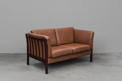 Danish Design Ledersofa - 1990er Jahre
