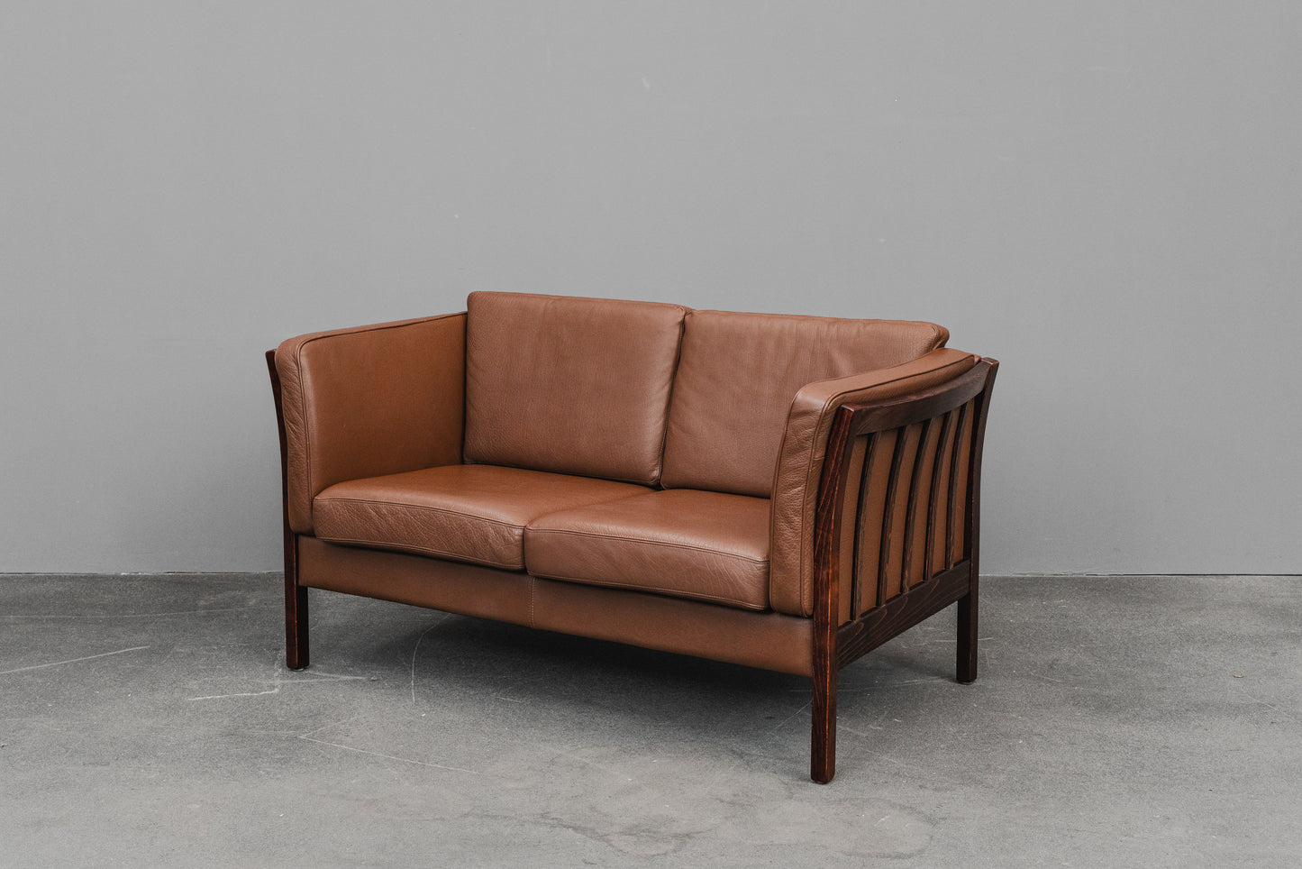 Danish Design Ledersofa - 1990er Jahre