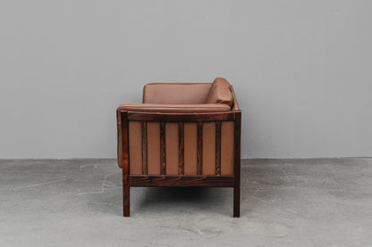 Danish Design Ledersofa - 1990er Jahre