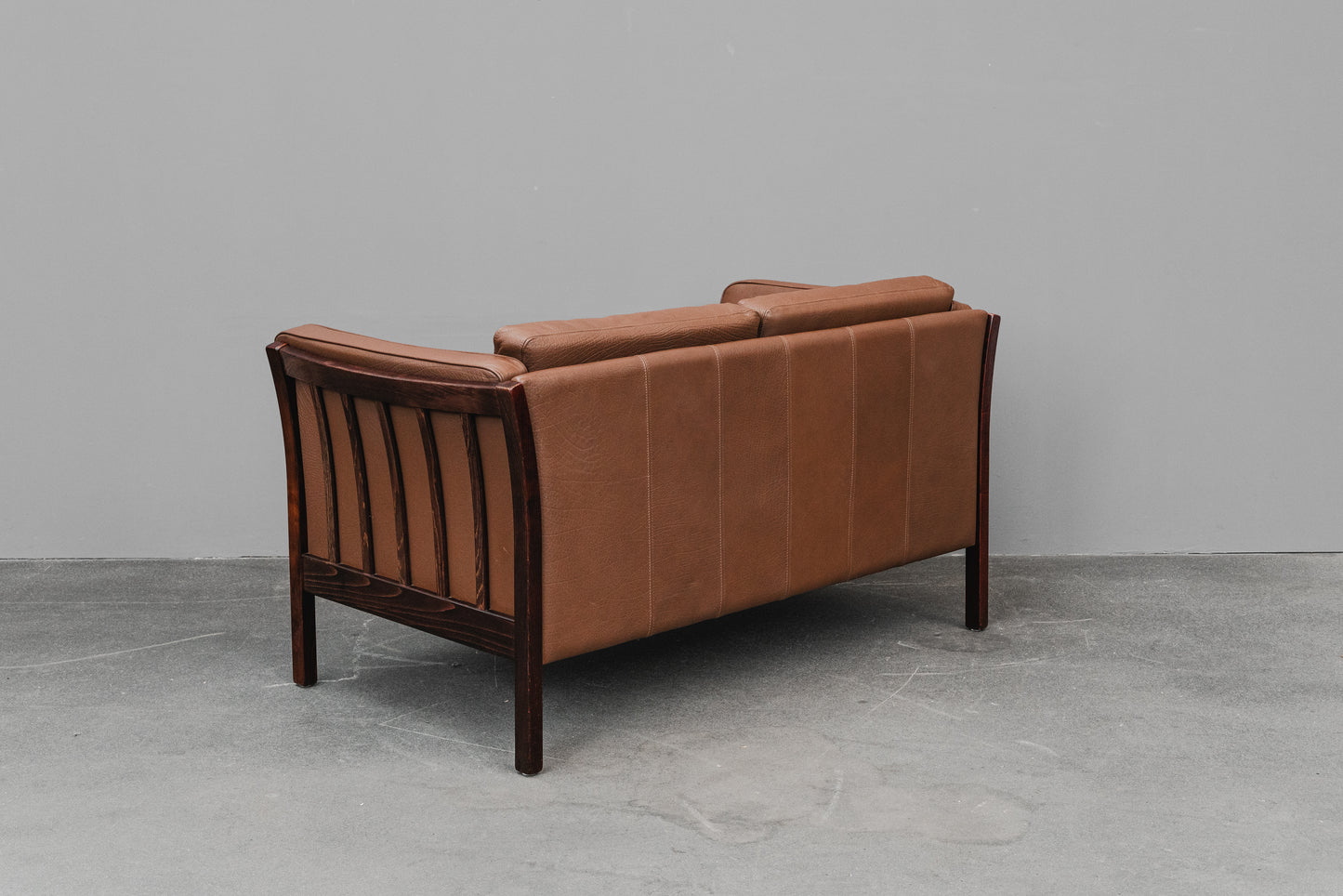 Danish Design Ledersofa - 1990er Jahre