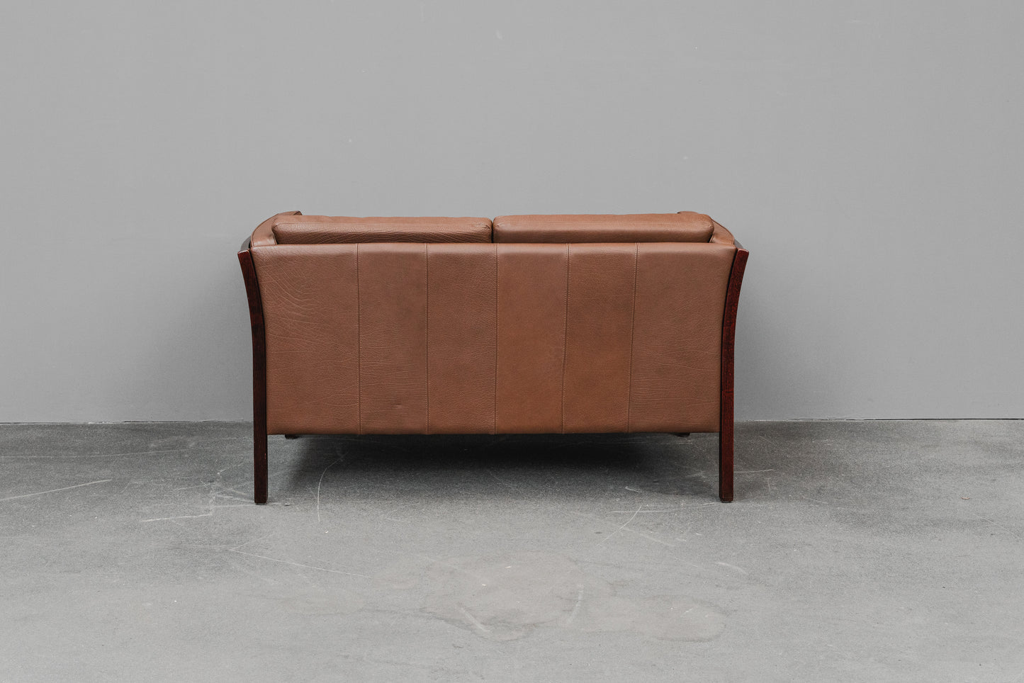 Danish Design Ledersofa - 1990er Jahre