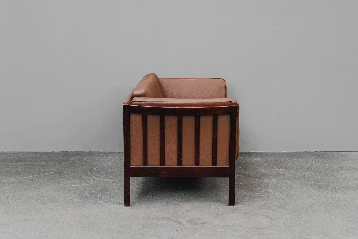 Danish Design Ledersofa - 1990er Jahre