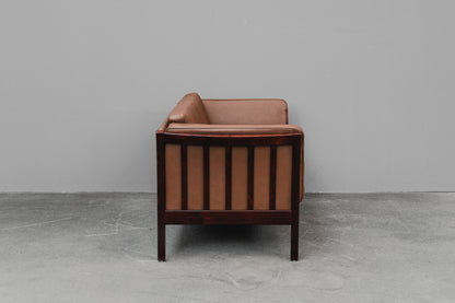Danish Design Ledersofa - 1990er Jahre