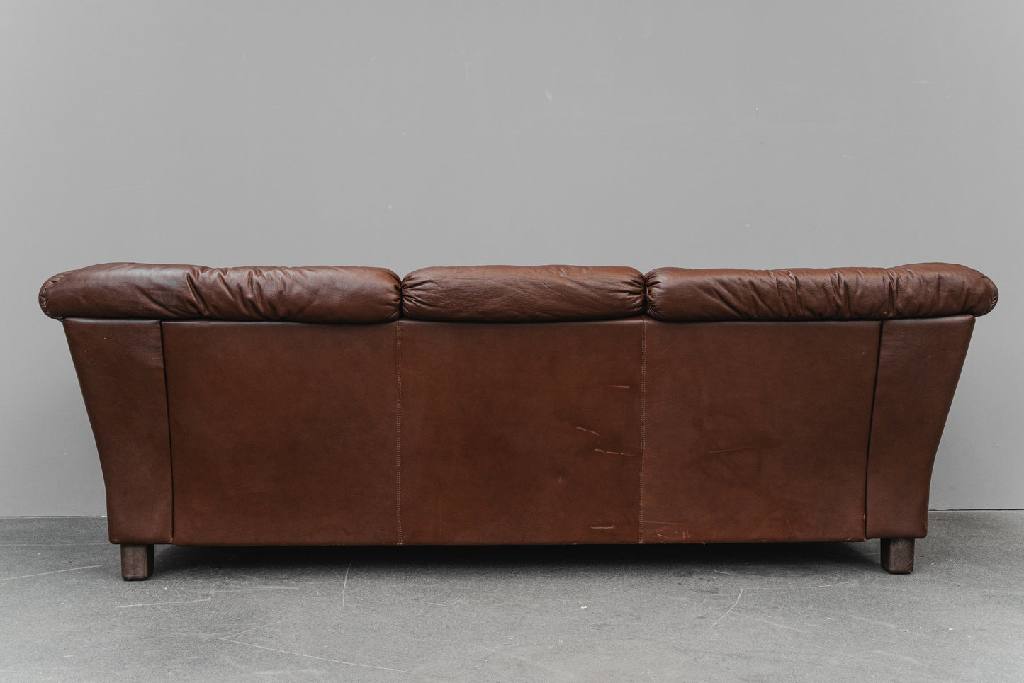 Vintage Dreisitzer Sofa in Braun - 2.Hälfte des 20.Jahrhunderts